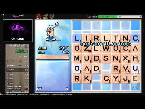 Illustration vidéo de Scrabble Scramble! sur Game Boy Advance