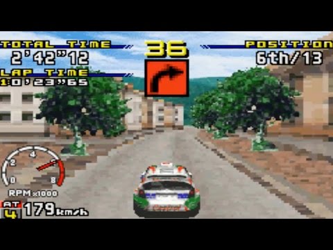Screen de Sega Rally Championship sur Game Boy Advance