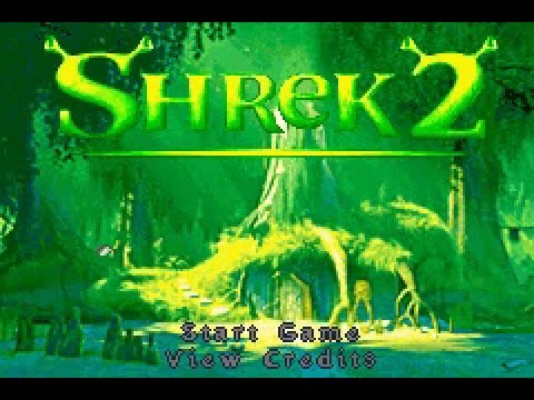 Scène de jeu de Shrek 2 sur Game Boy Advance