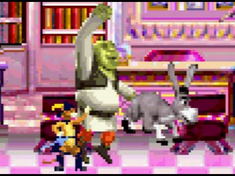 Illustration vidéo de Shrek 2 sur Game Boy Advance