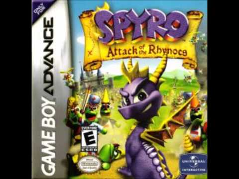 Scène de jeu de Spyro Adventure sur Game Boy Advance