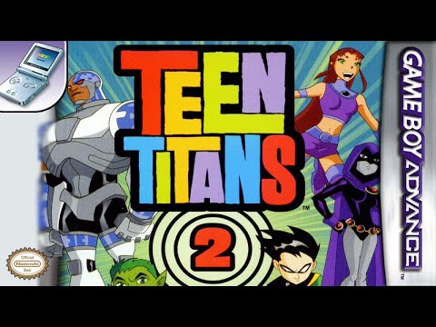 Scène de jeu de Teen Titans 2 sur Game Boy Advance