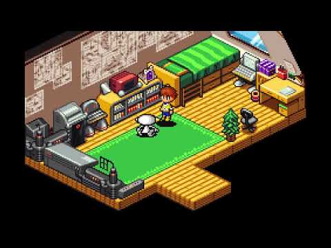 Scène de jeu de Uchu Daisakusen Chocovader: Uchu kara no Shinryakusha sur Game Boy Advance