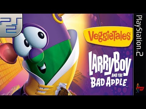 Scène de jeu de VeggieTales: LarryBoy and the Bad Apple sur Game Boy Advance