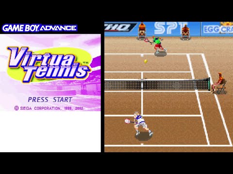 Screen de Virtua Tennis sur Game Boy Advance