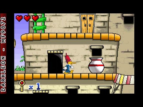 Aperçu du jeu Woody Woodpecker in Crazy Castle 5 sur Game Boy Advance