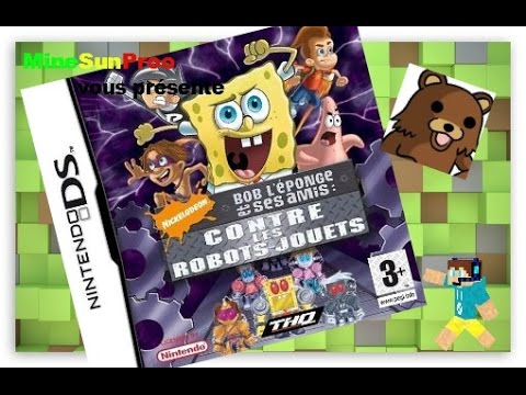 Illustration vidéo de Bob l'éponge et ses amis contre les robots-jouets sur Game Boy Advance