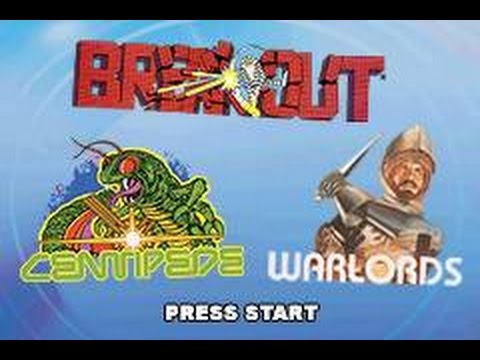 Screen de Breakout / Centipede / Warlords sur Game Boy Advance