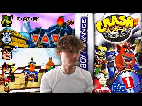 Crash Nitro Kart sur Game Boy Advance
