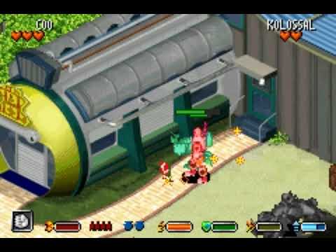 Capture de Cubix Robots for Everyone: Clash 'n Bash sur Game Boy Advance