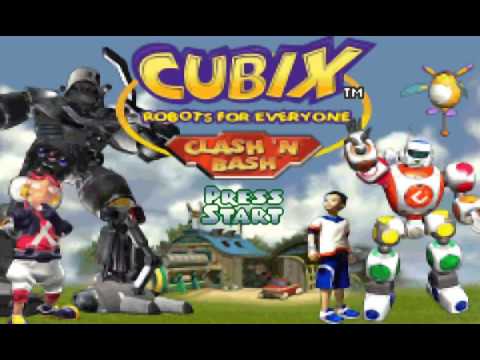 Scène de jeu de Cubix Robots for Everyone: Clash 'n Bash sur Game Boy Advance