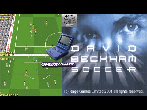 Screen de David Beckham Soccer sur Game Boy Advance