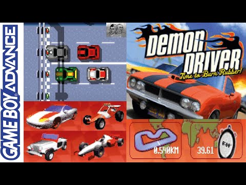 Aperçu du jeu Demon Driver: Time to Burn Rubber! sur Game Boy Advance