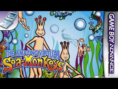 Aperçu du jeu Amazing Virtual Sea-Monkeys sur Game Boy Advance