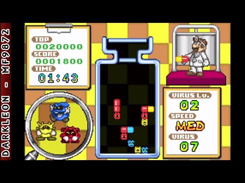 Screen de Dr. Mario / Panel de Pon sur Game Boy Advance
