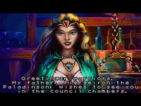 Scène de jeu de Dungeons and Dragons: Eye of the Beholder sur Game Boy Advance