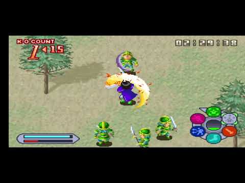 Scène de jeu de Dynasty Warriors Advance sur Game Boy Advance