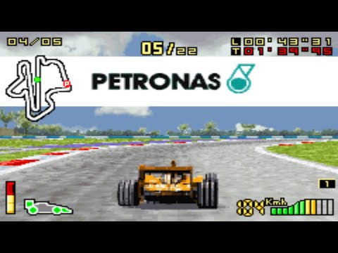 Aperçu du jeu F1 2002 sur Game Boy Advance