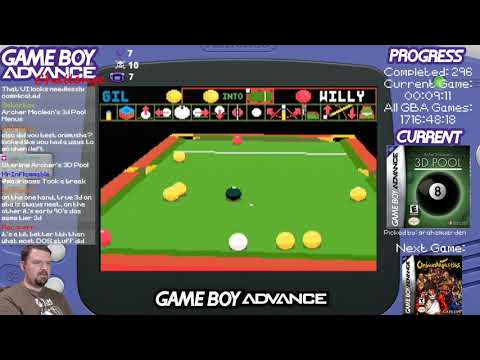 Illustration vidéo de Archer MacLean's 3D Pool sur Game Boy Advance