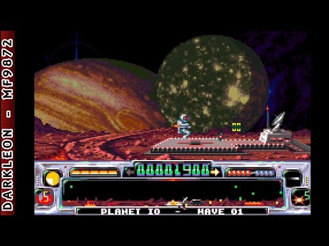 Scène de jeu de Archer Maclean's Super Dropzone sur Game Boy Advance