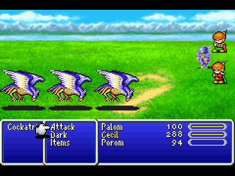Screen de Final Fantasy IV Advance sur Game Boy Advance