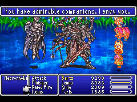 Final Fantasy V Advance sur Game Boy Advance