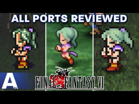 Scène de jeu de Final Fantasy VI Advance sur Game Boy Advance