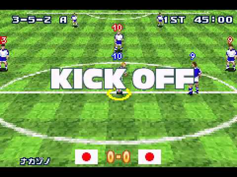Formation Soccer 2002 sur Game Boy Advance
