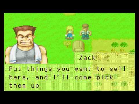Scène de jeu de Harvest Moon: More Friends of Mineral Town sur Game Boy Advance