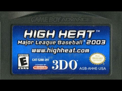 Photo de High Heat Major League Baseball 2003 sur Game Boy Advance