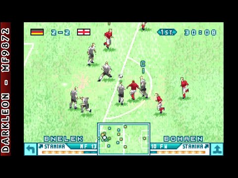 Scène de jeu de ISS Advance: International Superstar Soccer Advance sur Game Boy Advance