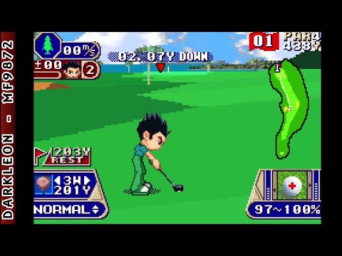 Screen de Kurohige no Golf Shiyoyo sur Game Boy Advance