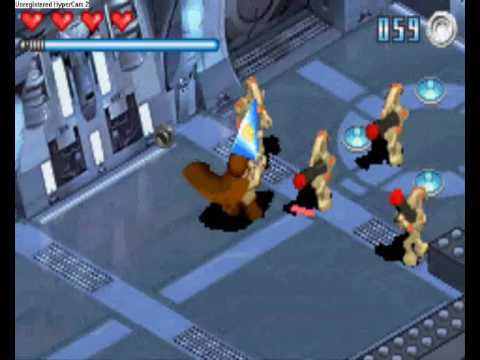 Scène de jeu de Lego Star Wars II : La Trilogie originale sur Game Boy Advance