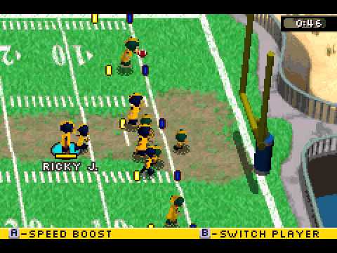 Screen de Backyard Sports: Football 2007 sur Game Boy Advance