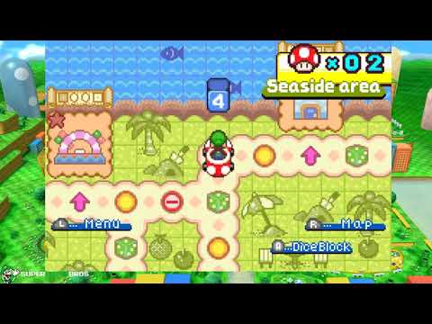 Scène de jeu de Mario Party Advance sur Game Boy Advance