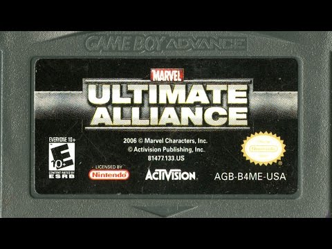 Illustration vidéo de Marvel: Ultimate Alliance sur Game Boy Advance