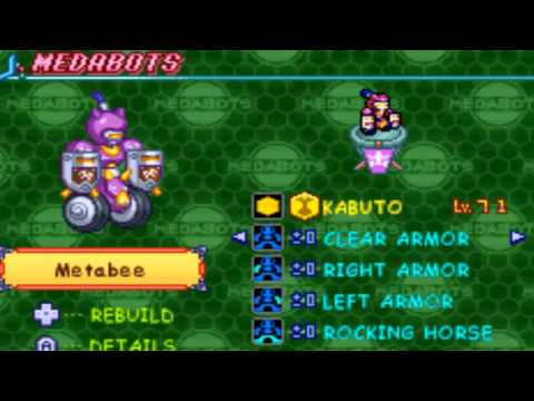 Illustration vidéo de Medabots (Metabee et Rokusho) sur Game Boy Advance