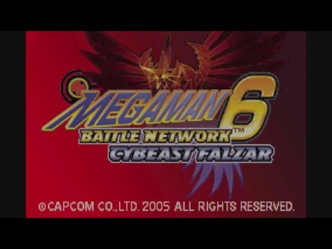 Capture de Mega Man Battle Network 6 (Cybeast Falzar et Cybeast Gregar) sur Game Boy Advance