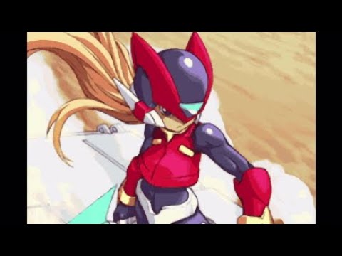 Scène de jeu de Mega Man Zero 4 sur Game Boy Advance