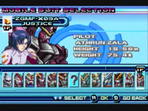 Screen de Mobile Suit Gundam SEED: Battle Assault sur Game Boy Advance