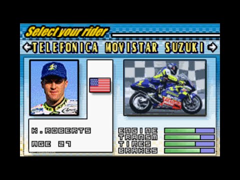 Screen de MotoGP sur Game Boy Advance