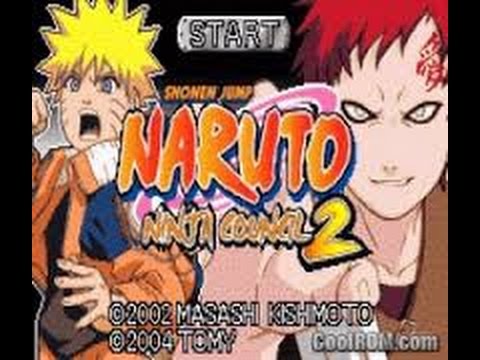 Scène de jeu de Naruto: Ninja Council 2 sur Game Boy Advance