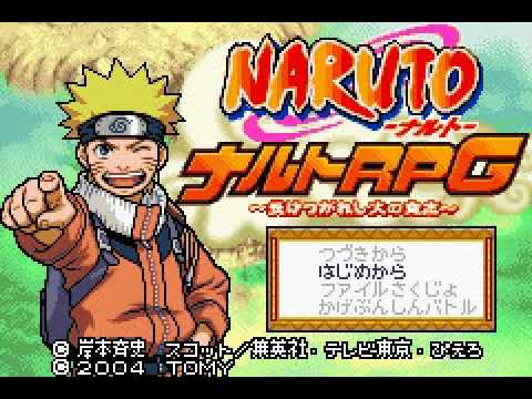 Naruto RPG: Uketsugareshi Hi no Ishi sur Game Boy Advance