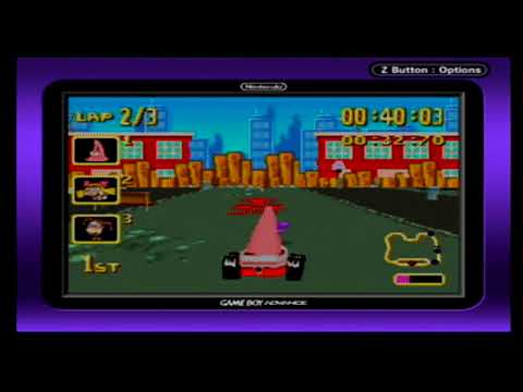 Nicktoons Racing sur Game Boy Advance