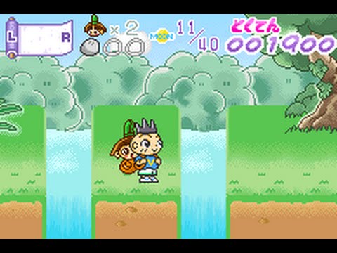 Illustration vidéo de Ojarumaru: Gekko Machi Sanpo de Ojaru sur Game Boy Advance