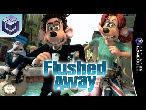 Scène de jeu de Flushed Away sur Game Cube