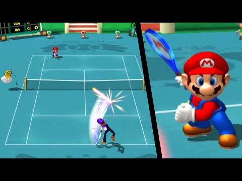 Screen de Mario Power Tennis sur Game Cube