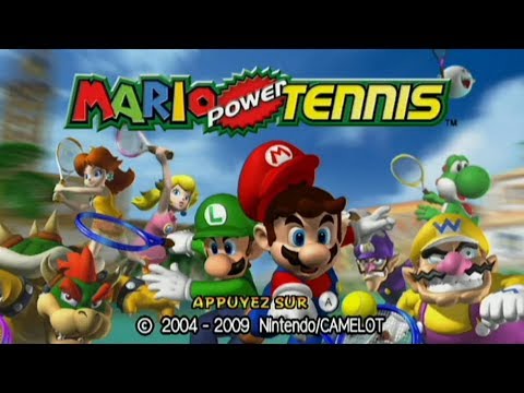 Mario Power Tennis sur Game Cube