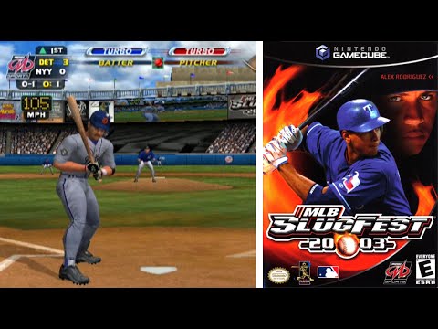 Scène de jeu de MLB Slugfest 2004 sur Game Cube