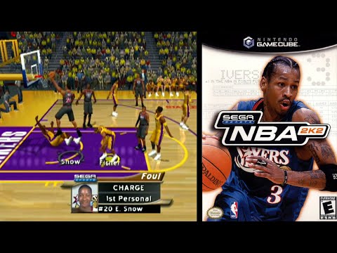 Aperçu du jeu NBA 2K2 sur Game Cube
